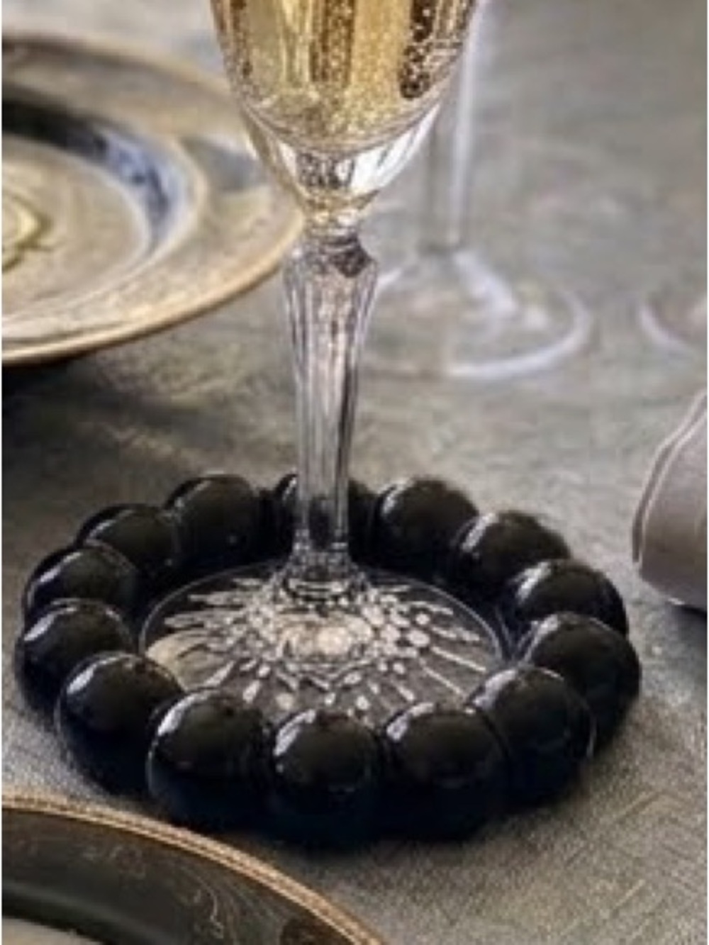 NORE’S NOVELTIES Single Handcrafted Decorative Bubble Coaster “DEEP SPACE”